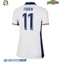 Maglie da calcio Inghilterra Phil Foden #11 Prima Maglia Femminile Europei 2024 Manica Corta
